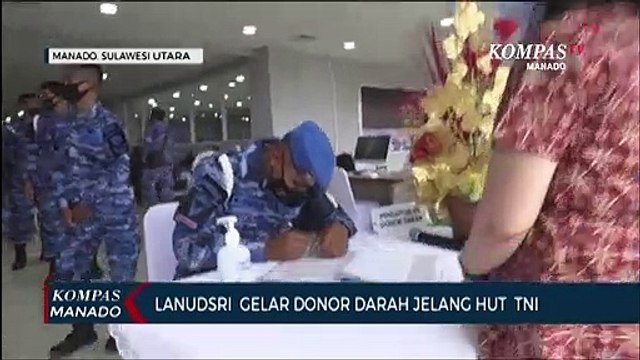 Lanudsri Gelar Donor Darah Jelang HUT TNI