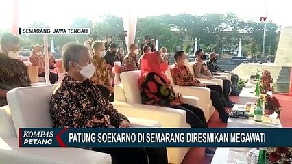Patung Soekarno di Semarang Diresmikan Megawati