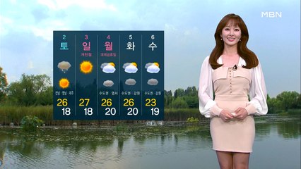 [굿모닝MBN 날씨]중부지방 오후부터 요란한 비…일교차 커 주의