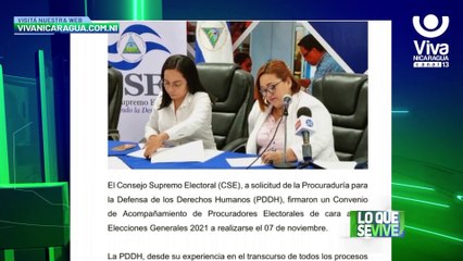 CSE firma convenio con PPDH para acompañamiento en las Elecciones Generales de 2021