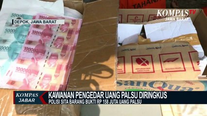Rp 158 Juta Uang Palsu Disita Polsek Cimanggis