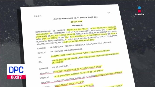 Caso Ayotzinapa: revelan conversaciones inéditas entre policía y el cártel de Guerrero Unidos