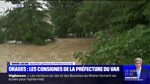 Intempéries: la préfecture du Var dénombre 150 interventions pour des pompages et des personnes coincées dans leurs voitures