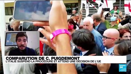 Comparution de Carles Puigdemont : l'Italie suspend la procédure
