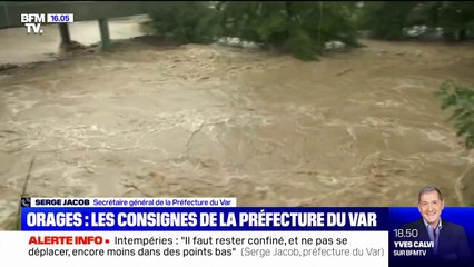 Intempéries: la préfecture du Var "fera un point pour savoir si les établissements scolaires sont en mesure d'accueillir les enfants" mardi