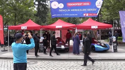 TEKNOFEST'te derece alan Trabzon ve Sakarya ekipleri araçlarını tanıttı