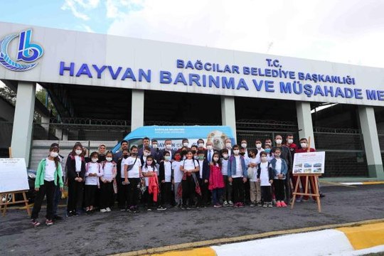Bağcılar'da çocuklar can dostlarıyla sevgi dolu bir gün geçirdi