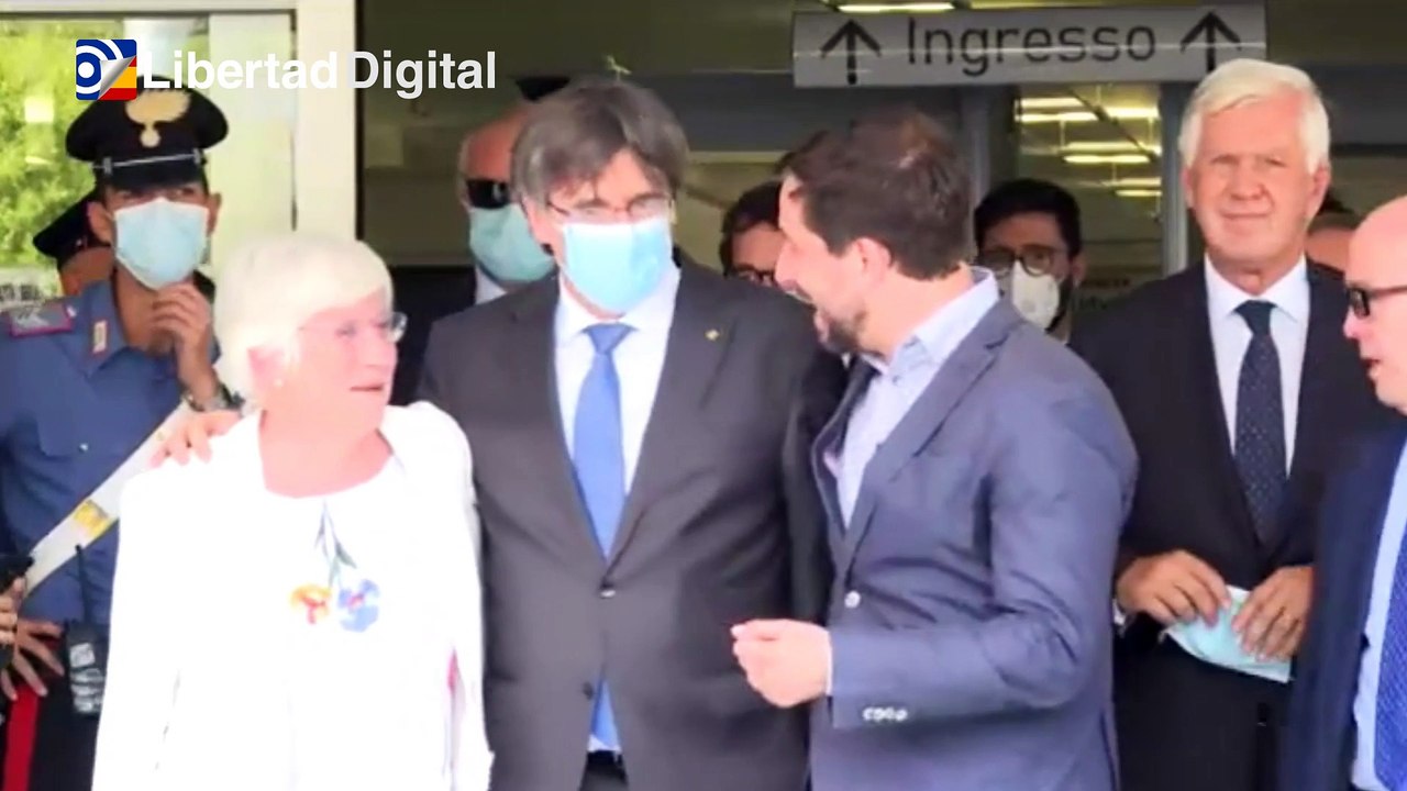 Carles Puigdemont sale en libertad del tribunal de Cerdeña a la espera de la Justicia europea