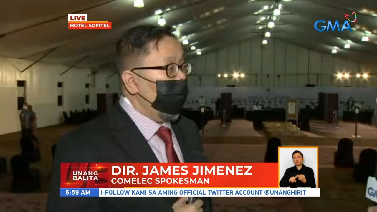 Panayam kay Dir. James Jimenez, Comelec spokesman | UB
