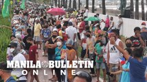 Supporters of presidential candidate Senator Manny Pacquiao gathered at Baywalk Manila Bay and Luneta