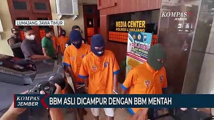 3 Orang Produsen BBM Palsu Dibekuk Polisi, 10 Drum BBM Oplosan Disita