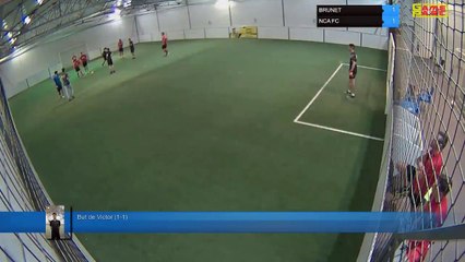 But de Victor (1-1) - BRUNET Vs NCA FC - 30/09/21 20:00 - LIGUE 3 - Poitiers Game Parc