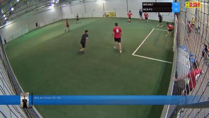 But de Victor (12-10) - BRUNET Vs NCA FC - 30/09/21 20:00 - LIGUE 3 - Poitiers Game Parc