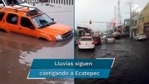 Ecatepec y Coacalco, una vez más bajo el agua