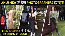 Anushka Sharma Greets Media After Long Break, Deepika, Rhea Chakraborty Spotted In The City