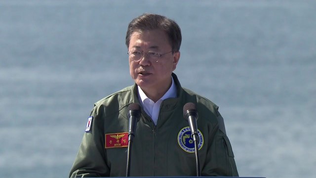 文 한반도 항구적 평화 지킬 것...위협에는 단호히 대응 / YTN