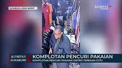 Komplotan Pencuri Pakaian Distro Terekam CCTV
