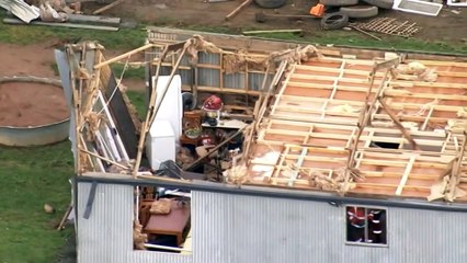 Cleanup efforts underway after severe storms and tornado hit NSW