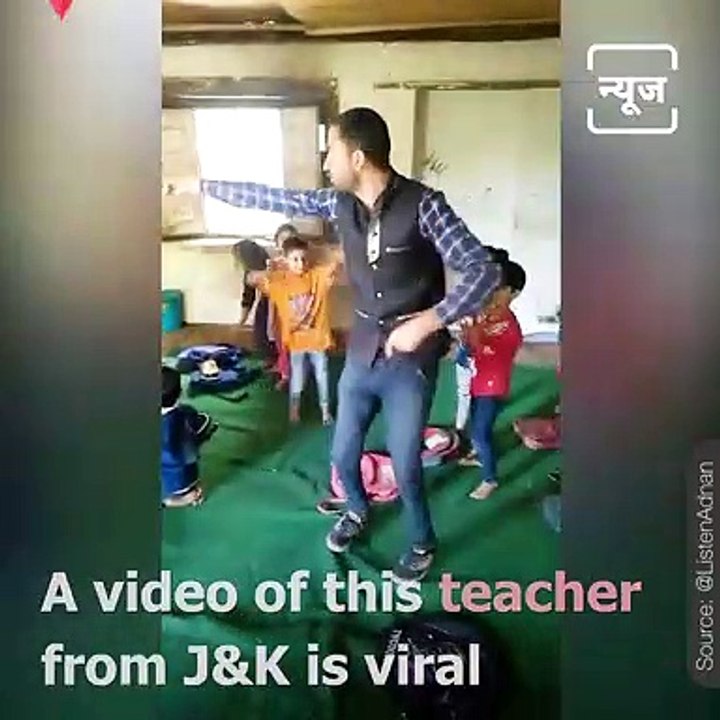 J&K Teacher’s Unique Teaching Style Wins Hearts