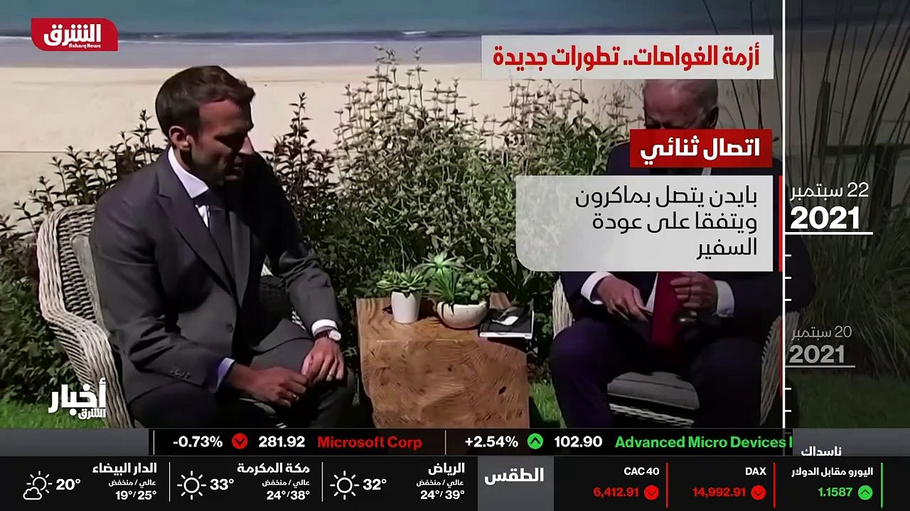 ...وزير خارجيتها جون ايف لو دريا ، وقال جمل...