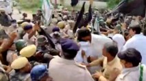 Farmers-police clash on roads against Haryana Deputy CM