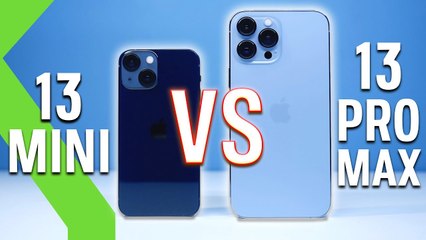 iPhone 13 Pro Max VS iPhone 13 Mini LA PRUEBA DEFINITIVA