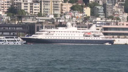 Galataport limanına ilk yabancı turist gemisi bugün yanaştı