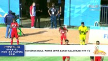 Presisi Spesial PON XX Papua : Tim Sepakbola Jawa Barat Kalahkan NTT 1-0