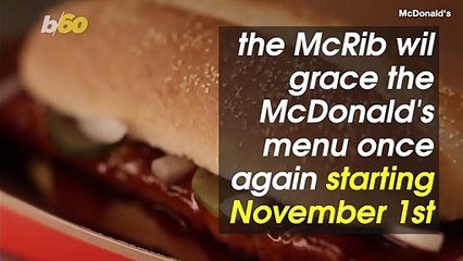 Here’s When You Can Get Your BBQ-Lovin’ Mits on a McDonald’s McRib