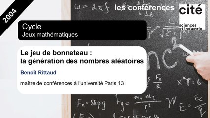 Le jeu de bonneteau : la génération des nombres aléatoires