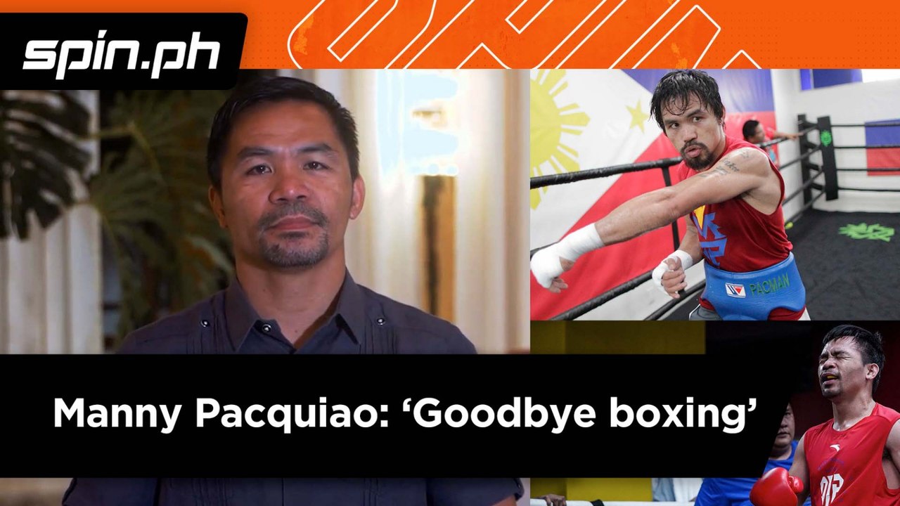 Manny Pacquiao: Goodbye, boxing