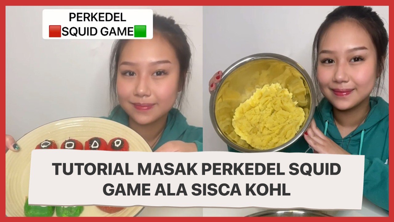 Tutorial Masak Perkedel Squid Game Ala Sisca Kohl, Tertarik Mencoba?