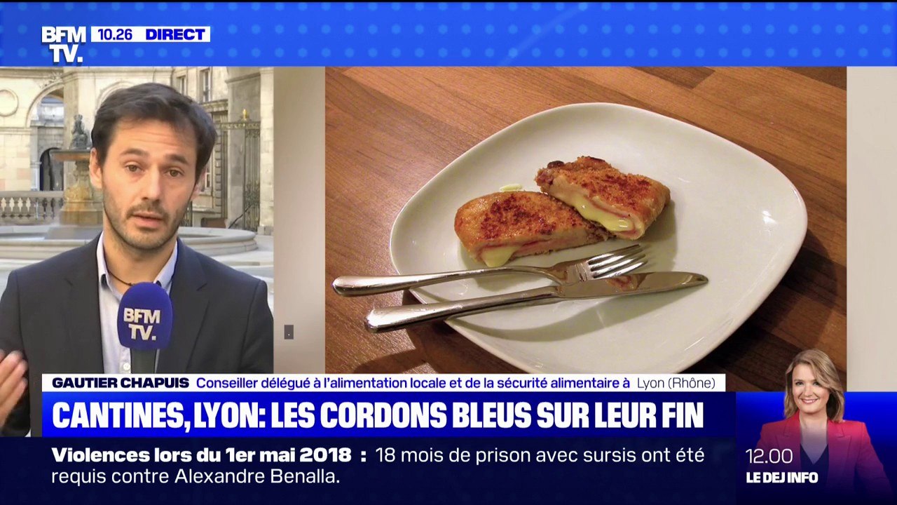 Cantines à Lyon : Pour le conseiller délégué à l'alimentation locale, "on se focalise sur le cordon bleu mais il y a une vraie politique alimentaire derrière"