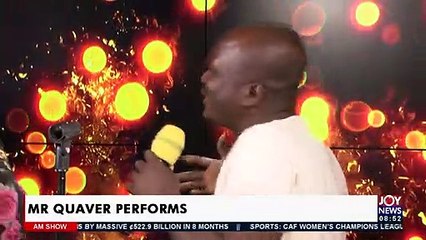 Mr. Quaver Performs- AM Showbiz on Joy News (1-10-21)