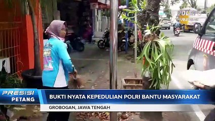 Sebanyak 20 Paket Sembako Dibagikan Polres Grobogan