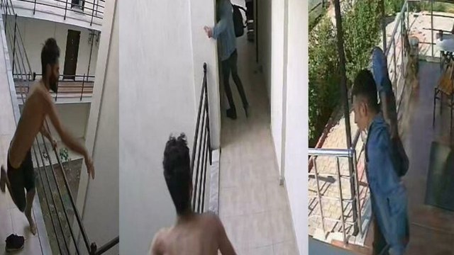 Fırlattığı bıçak isabet etmeyince, koşup yakalayarak sırtına sapladı
