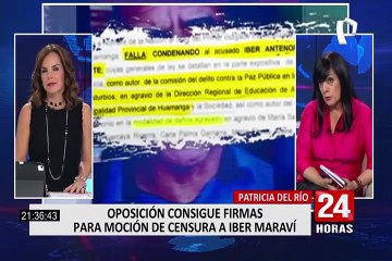 Patricia del Río sobre presentación de Maraví ante el Congreso: Hemos visto un ministro muy preparado para defenderse