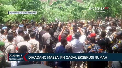 Sempat Saling Dorong Eksekusi Rumah Di Pekalongan Akhirnya Ditunda