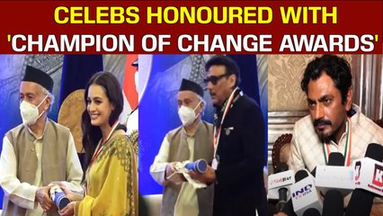 Dia Mirza, Jackie Shroff honoured with 'Champion of Change awards'