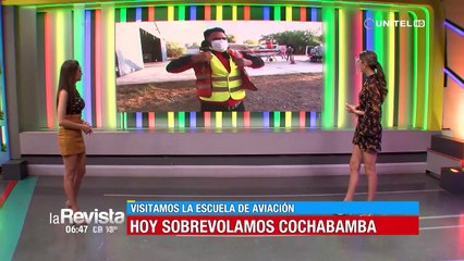 Ronald Arnez vivió una experiencia inolvidable sobrevolando Cochabamba
