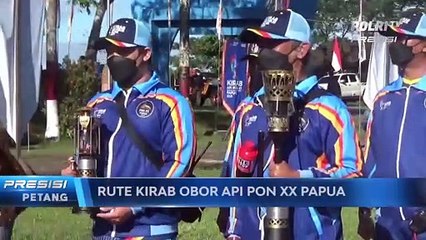 Grafis Rute Kirap Obor Api PON XX Papua