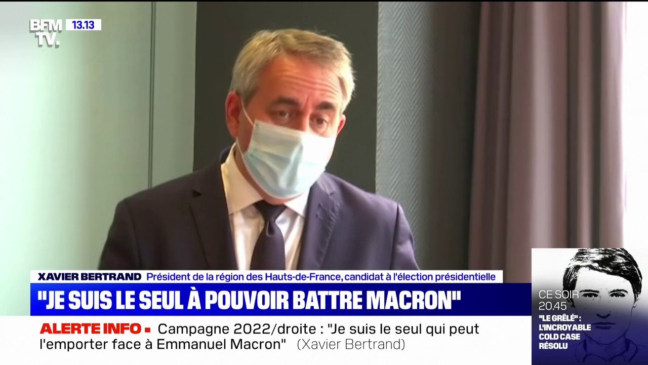 Xavier Bertrand refuse de participer au congrès des Républicains: "Je suis celui qui peut l'emporter face à Macron"