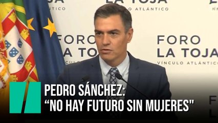 Pedro Sánchez sugiere que se aumente la presencia femenina en el Foro La Toja