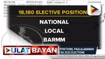 Higit 18-K na  mga posisyon sa national at local levels at BARMM, inaasahang   paglalabanan ng mga kandidato sa Halalan 2022, ayon sa Comelec