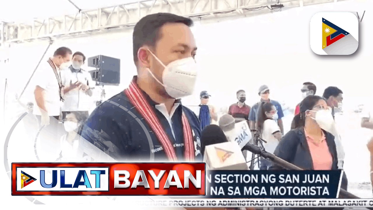 Ilang bahagi ng San Juan bypass road sa La Union, bukas na sa mga motorista