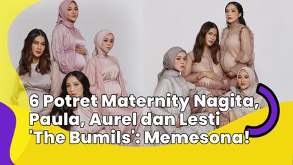 6 Potret Maternity Nagita, Paula, Aurel dan Lesti 'The Bumils': Memesona!