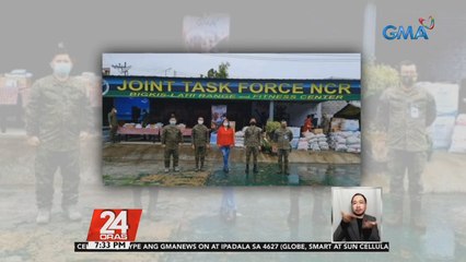 Mga sundalo, kabilang ang mga tinamaan ng COVID-19, hinatiran ng tulong ng GMA Kapuso Foundation | 24 Oras