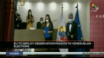 FTS 8:30 01-10: E.U. to deploy observation mission to Venezuelan elections