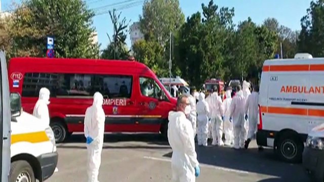 Смертельный пожар в румынской больнице