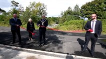 The Mayor of Lancaster officially opens Lancaster's Flood Defence system